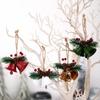 Iron Christmas Tree Pendants Multi-color Christmas Hanging Bells Christmas Bell Pendant  DIY