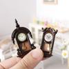 1:12 Scale Mini Retro Wall Clock Toy for Dollhouse DIY