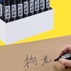 Red Blue Black Ink Waterproof Marker Pen 1.5mm Crude Nib Line Marking Pen Marker Pens  Student