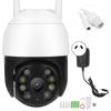 3MP Wifi PTZ Camera 8 Lights Human Detect Colorful Night Vision IP66 Waterproof Surveillance