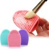 New Cleaning Makeup Glove Washing Brush Cleaner Board Cosmetic Brush Egg Blue
