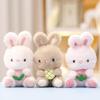 Plush Rabbit Doll Keychain - Cute Hanging Accessory Pendant