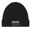Bonnet Drapeau Bulgarie En Noir