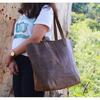 New Leather totes,Work bag,Tote bag,Brown Leather tote,Custom Tote bag,Brown Leather Tote bag,Ladies Computer Bag Gift