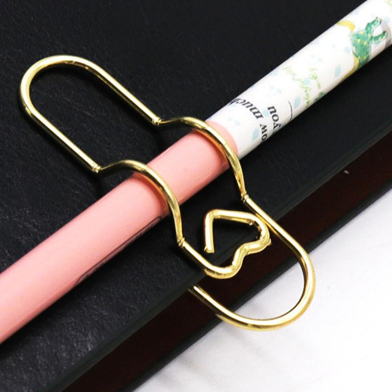 Photo Decorative Metal Binder Paper Clips Desk Office School Supplies Stationery