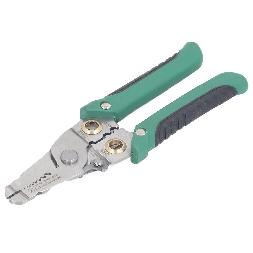 Electrical Wire Stripper Stainless Steel Electrician Wire Pliers Labor Saving Spring
