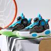 Anta Shape 3 Non-Slip Low-Top Kids Basketball Shoes Kids Sneaker Black Blue 312331102-2