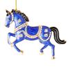 Horse Christmas Ornaments Sparkly Rhinestone Horse Hanging Decoration Acrylic Christmas Tree Ornament for Winter Xmas Party Supplies Holiday Home
