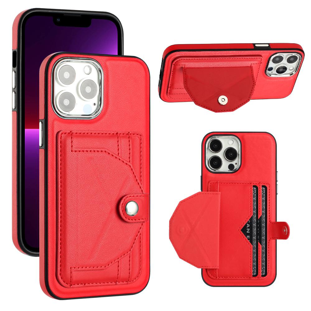 iPhone 11 12 13 14 15 Case PU Leather Card Slots Magnetic Clasp Durable Shockproof Cover For Samsung Galaxy A34 A54 A04E A14 A12 A23 A33 A73