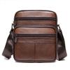 Genuine Leather Bag Men's Bag Men's Single Shoulder Crossbody Bag Business Leather Bag Casual Crossbody Bag