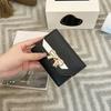 Women Wallet Foldable Portable Ladies Short Coin Purses  Cute Bow Clutch Bag Pu Leather Female Card Holder Purse