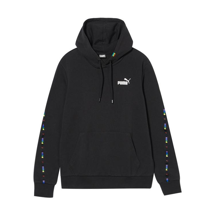 Puma Womens Basic Series Hooded Breathable Comfortable Sports Hoodie Women Hoodies Black 621565-01