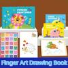Cartoon Animal Finger Art Drawing Book Handmade Finger Painting Set Children Gift