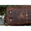 Personalized Brown Leather Duffel Bag Weekender Travel Bag Handmade Leather Duffel Luggage Bag with Shoe Compartment Carry On Overnight Bag