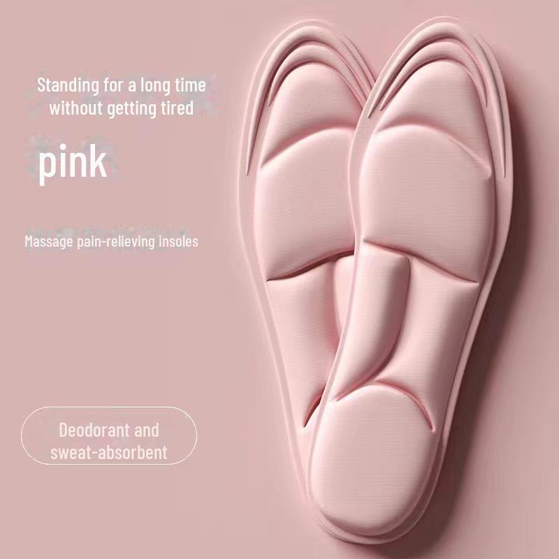 Women's 5D Soft Insoles for High Heels – Comfort & Pain Relief, Customizable Fit, Ideal for Long Hours.