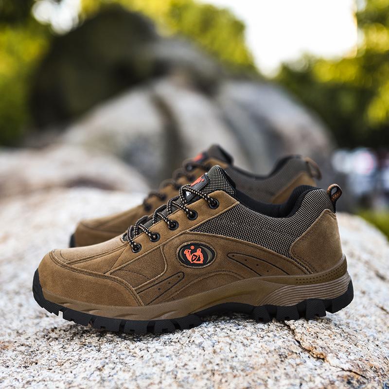 Winter Fur Warm Men's Hiking Shoes Wear-resistant Hunting Tactical Sneakers Women Trekking Mountain Shoes Unisex 36-48