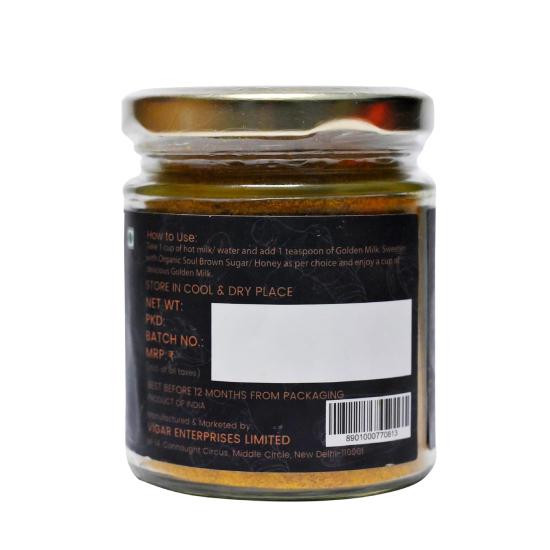 Spice Mix Golden Milk (100 G), Golden Milk Spice Mix Organic Soul