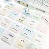 50Pcs Ins Cute English Letter Mini Card Head Kpop Star 1-inch ID Photo Packing DIY Materials Opp Bag Decoration