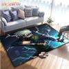 Anime Naruto 3D Printing Rug for Kitchen Doormat Bedroom Carpets for Living Room Laundry Bathroom Non-slip Floor Mat