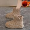 New Women's Snow Boots, Warm Cotton Shoes, Thick-soled Waterproof and Anti-slip Ankle Boots