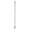 Ground Flag Pole 10 FT Thickened Stainless Steel Outdoor Flagpole with 5 Prong Base for Garden Yard