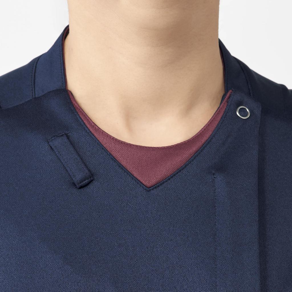 Maternity Medical Nursing Pregnant 2 Waist Adjustment Elastic Scrub for Industrial UN0406 Navy [UNITE] Scrub, Uniform, Women's, Maternity, Women,