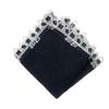 Chikazawa Lace Japanese Lace Towel Handkerchief Rice Ball Black