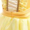 Toddler Girls Belle Cosplay Princess Costume Children Skirt Beauty and the Beast Dress Halloween Costume Yellow Size Years 130 [Dressy Daisy] 8-9