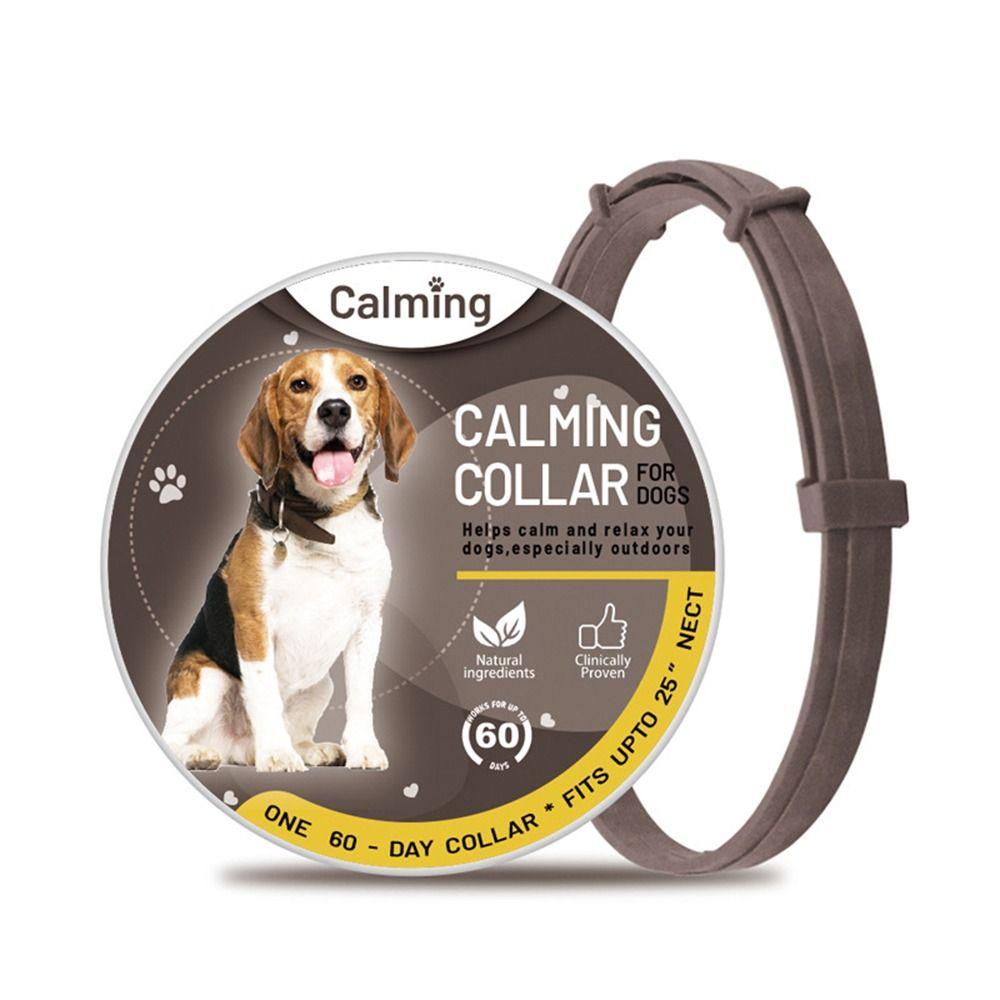 TPR Soothing Pacify Pet Calming Collar Stress Reduction Anxiety Relief Dog Cat Necklace