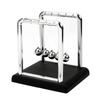 Physics Science Pendulum Desk Table Decor Steel Balance Ball Newton's Cradle Newton Ball Metal Pendulum Ball