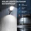 Solar Street Lights Outdoor, Waterproof Motion Sensor Powered Solar Light, with Remote Control, Commercial Area Lighting for Outside Parking Lot