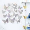 3D Hollow-Out Butterfly Wall Sticker Colorful Wall Decal Wall Stickers Party Supplies Indoor Wall Sticker Living Room Decoration