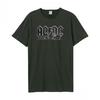 Amplified Unisex Adult Back In Black AC/DC T-Shirt