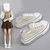 Spring New Canvas Shoes Female Students Wear Platform Casual Shoes Ins Trendy Sneakers Female