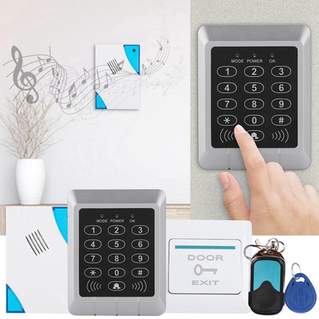 Electric Magnetic Door Lock Access Control Card Password Door Security System Kit