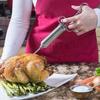 Meat Injector Kit Marinade Seasoner with Stainless Steel Needles for BBQ Grill Turkey Ergonomic Design
