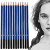 12Pcs Professional Drawing Sketching Pencil Set Sketch Art Pencils Graphite Shading Pencils for Beginners Pro Artists Stationery