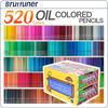 Brutfuner 520 Oil Colored Pencils Professional Wood Drawing Pencil Set School Student Art Supplies For Sketching Coloring