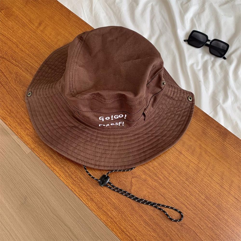 Trendy Fishing Cap Anti-UV Sunscreen Hat New Bucket Hat Gift