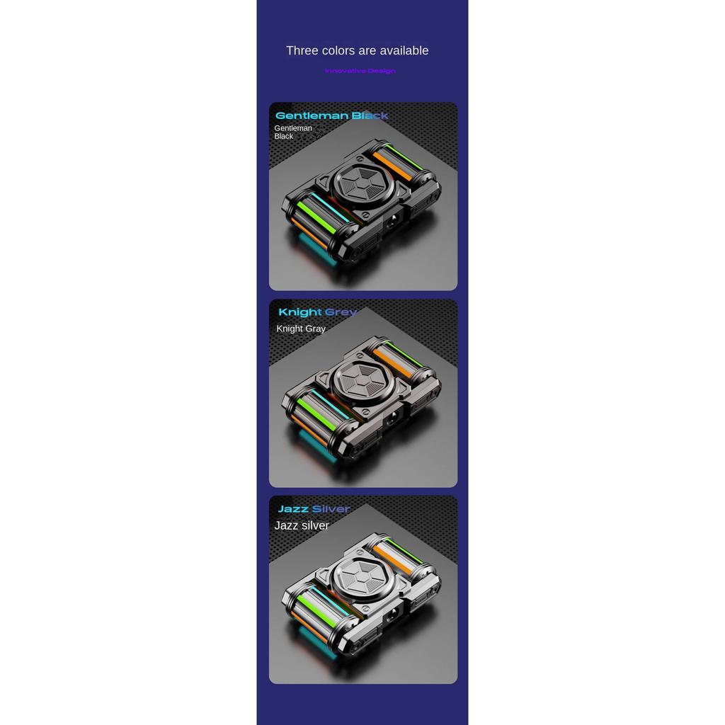 EDC Best Luminous Fidget Spinner Relieve Stress Relief Toy Antistresse Decompression Hand Metal Alloy Roller Children's Adults