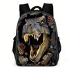 Casual Dinosaur Backpack Schoolbag, 3D Cartoon Backpack Travel Bag Computer Bag, Ideal Choice for Gifts