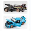 1:24 Scale M8 Model Car, Zinc Alloy Pull Back Toy Car with Sound and Light for Kids Boy Girl