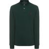 Polo Solid Color Pony Embroidered Long Sleeve Polo Shirt Men Tops Green 710680790-022