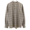 JOURNAL STANDARD Check Pattern Long Sleeve Band Collar Shirt S Men's Used