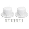 2 Set RV Plumbing Vent Caps Replacement Plastic Cover Kit for Trailer Motorhome Roof Sewer