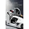 1/22 Metal Die Cast Koenigsegg JESKO Supercar Model Racing Gift Boy Simulation Sound and Light Retraction Collection Ornaments