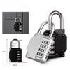 1PC Combination Padlock Password Locks 4 Digit Waterproof Outdoor Lock For Door Suitcase Bag Package Cabinet Locker Window