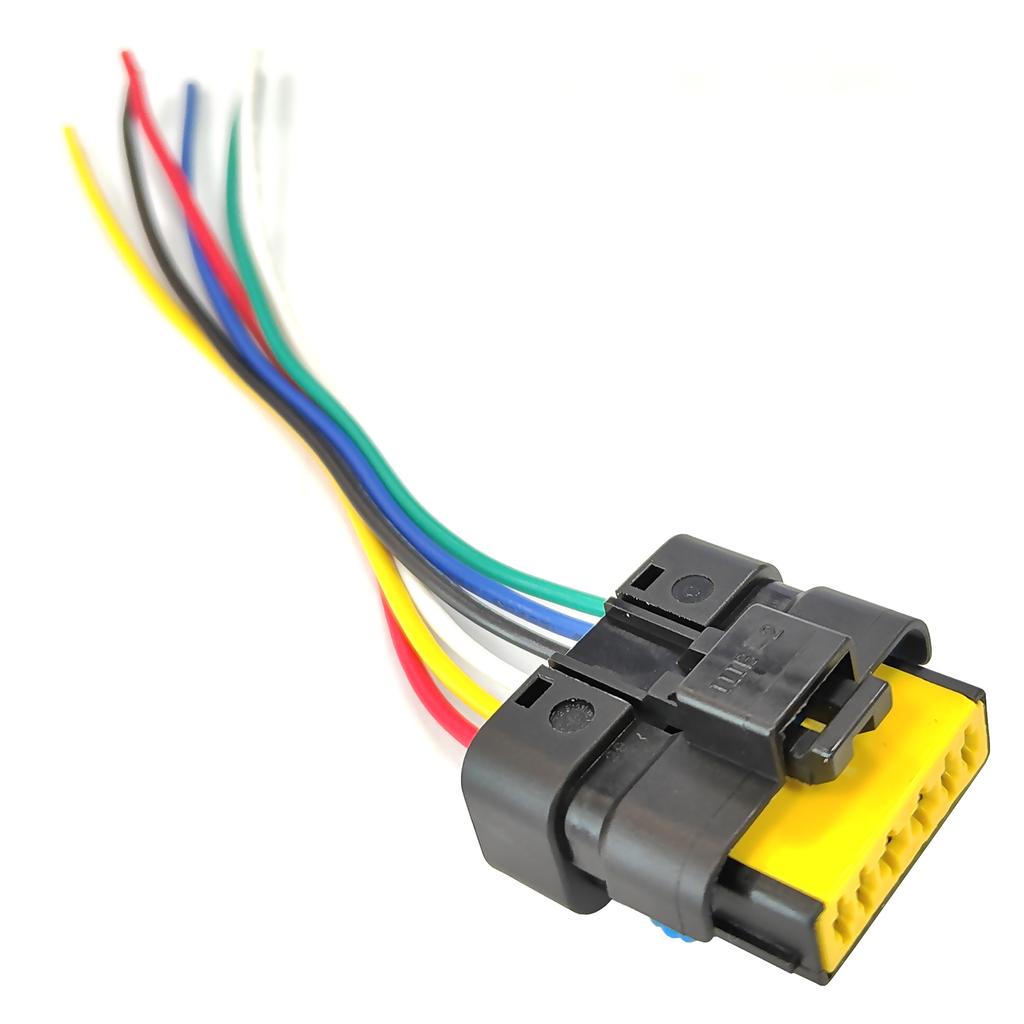 For Nissan Micra March K12 K13 2002 - 2022 Interstar Primastar 6Pin Rear Tail Light Lamp Connector Pigtail Plug Wiring Prewired