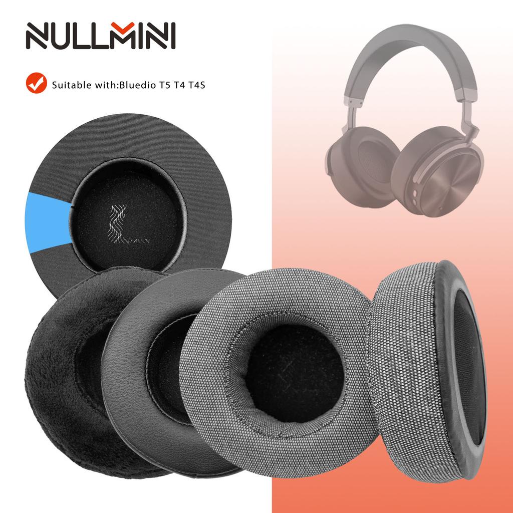 NullMini Replacement Earpads for Bluedio T5 T4 T4S Headphones Ear Cushion Earmuffs Cooling Gel Sleeve Headband