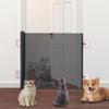 Mesh Dog Gate Retractable Extendable Anti Dog Jumping Screen No Drill Gate Protective Barrier Mesh Screen for Balcony Hallways